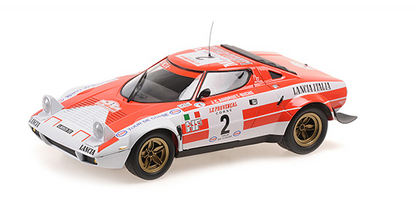 [ Back-order ] MINICHAMPS 155741702 1:18 Lancia Stratos Tour de Corse 1974 #2 Winners model car