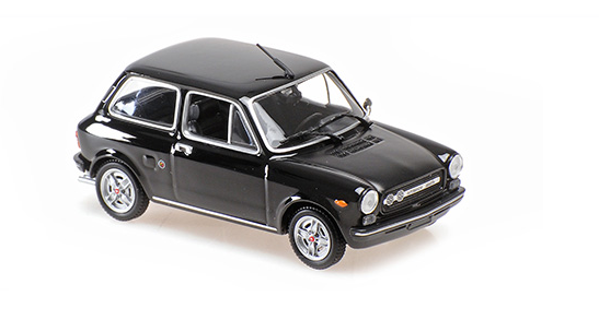 [ Back-order ] MINICHAMPS 940121170 1:43 Autobianchi A112 Abarth 1974 Black model car