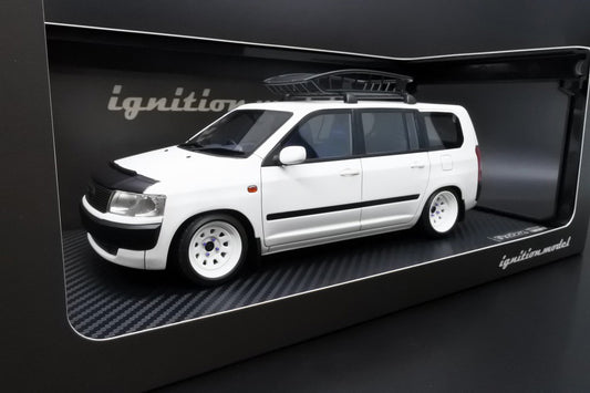 [Back-order] ignition model IG1646 1:18 Toyota Probox GL (NCP51V) White