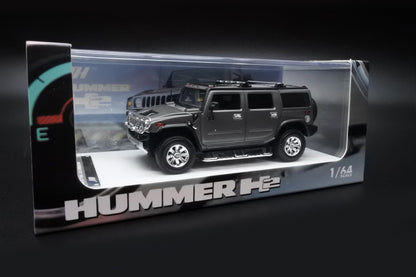 MH6403AMG MOTORHELIX 1:64 Hummer H2 SUV 2008 Matte Metallic Grey