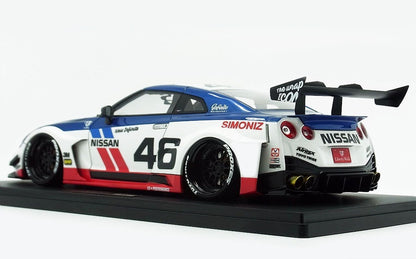 [Back-order] ignition model IG2549 1:43 LB-Silhouette WORKS GT Nissan 35GT-RR White/Blue/Red