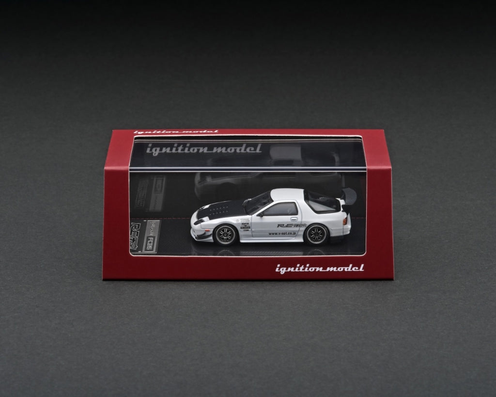 [ Back-order] ignition model IG2493 1:64 Mazda RX-7 (FC3S) RE Amemiya Matte Pearl White