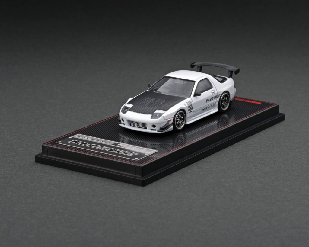 [ Back-order] ignition model IG2493 1:64 Mazda RX-7 (FC3S) RE Amemiya Matte Pearl White