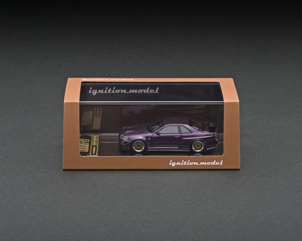 [Back-order] ignition model IG2720 1:64 Nismo R34 GT-R R-tune Purple