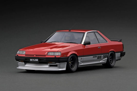 [Back-order] ignition model IG2442 1:18 Nissan Skyline 2000 RS-X Turbo-C (R30) Red/Silver