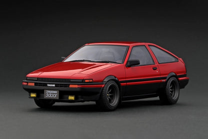 [Back-order] ignition model IG2790 1:18 Toyota Sprinter Trueno 3Dr GT Apex (AE86) Red/Black