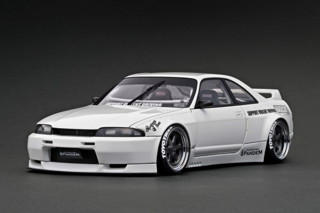 [Back-order] ignition model IG3029 1:18 PANDEM GT-R (BCNR33) White