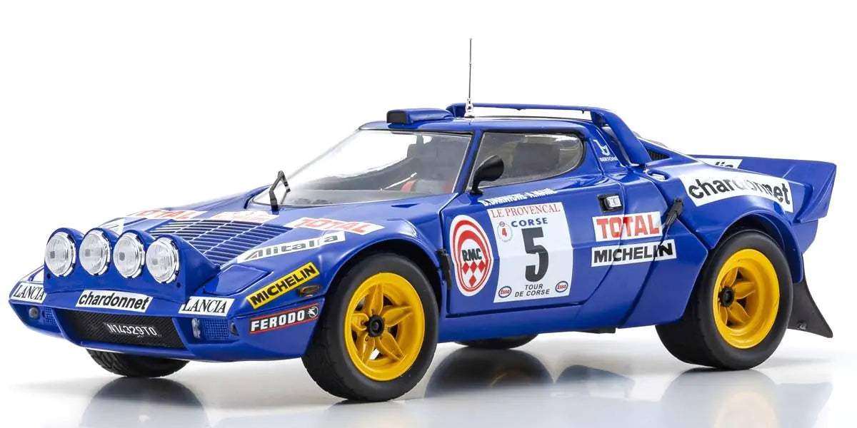 [ Back-order ] KYOSHO KS08130C 1:18 Lancia Stratos 1976 Tour de Corse #5 model car