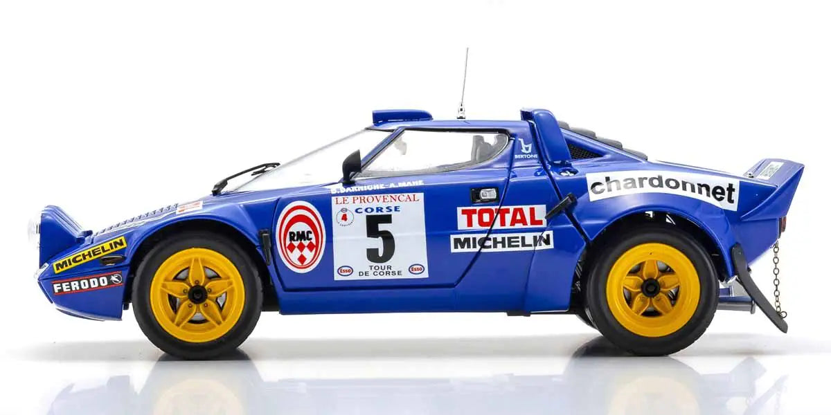 [ Back-order ] KYOSHO KS08130C 1:18 Lancia Stratos 1976 Tour de Corse #5 model car