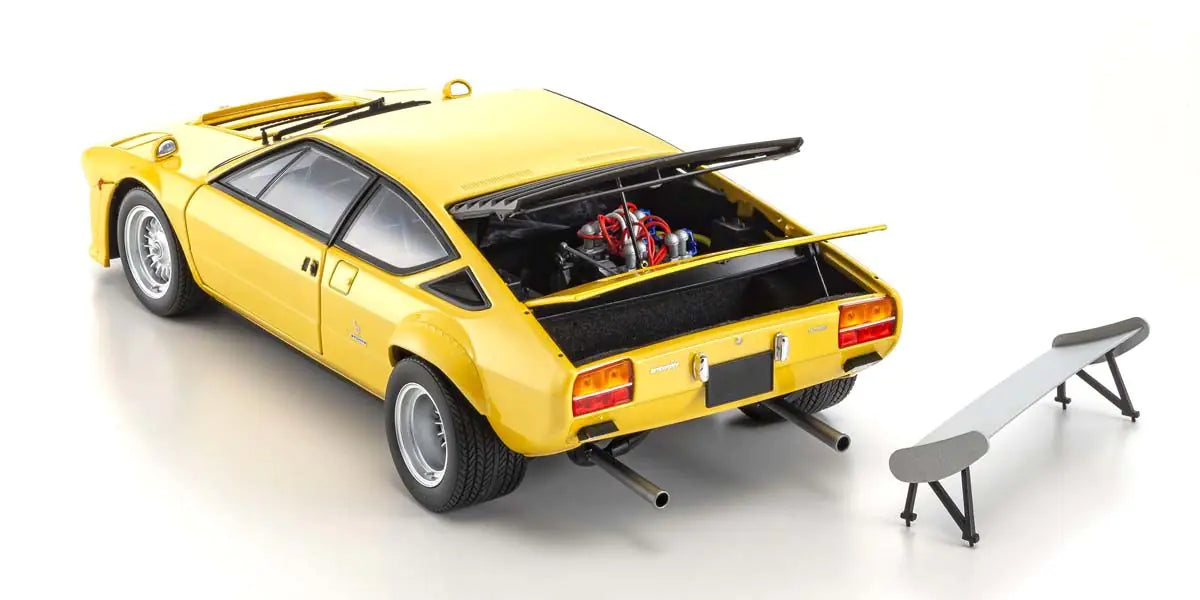 [ Back-order ] KYOSHO KS08445GY 1:18 Lamborghini Urraco Rally Yellow model car