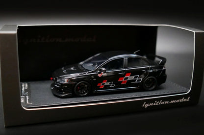 [Back-order] ignition model IG2570 1:43 Mitsubishi Lancer Evolution X (CZ4A) Black Metallic