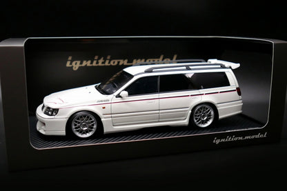 [Back-order] ignition model IG2892 1:18 Nissan STAGEA 260RS (WGNC34) Pearl White