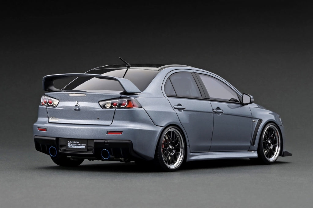 [Back-order] ignition model IG3210 1:18 Mitsubishi Lancer Evolution X (CZ4A) Gray Metallic