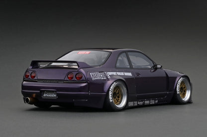 [Back-order] ignition model IG3032 1:18 PANDEM GT-R (BCNR33) Purple