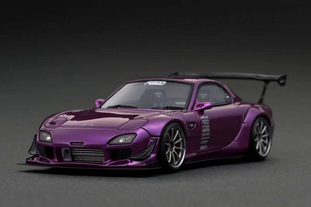 [Back-order] ignition model IG3023 1:43 FEED Afflux GT3 (FD3S) Purple Metallic