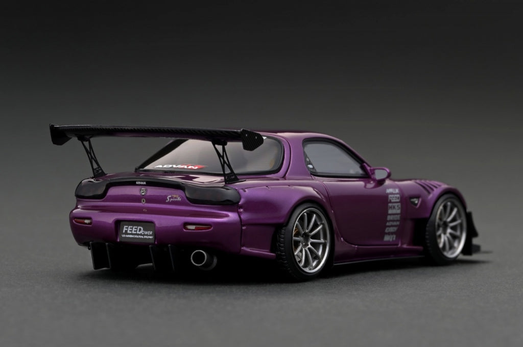 [Back-order] ignition model IG3023 1:43 FEED Afflux GT3 (FD3S) Purple Metallic