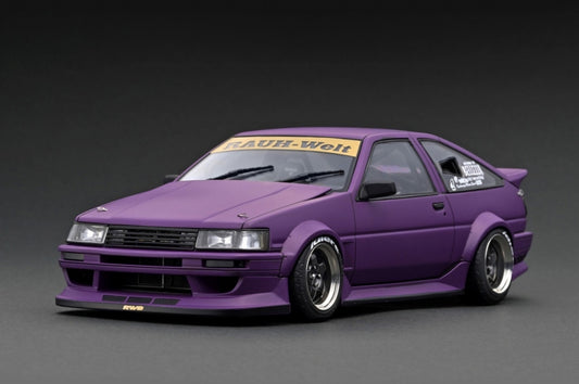 [ Back-order ] ignition model IG2610 1:18 RWB AE86 Matte Purple