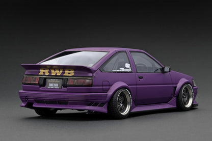 [ Back-order ] ignition model IG2610 1:18 RWB AE86 Matte Purple