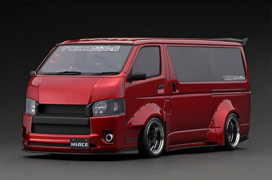 [Back-order] ignition model IG2806 1:18 TSD WORKS HIACE Red Metallic