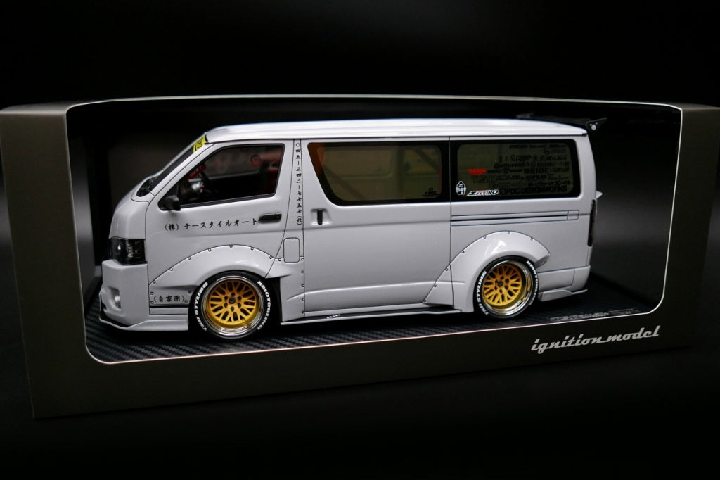 [ Back-order ] ignition model IG3120 1:18 TSD WORKS Hiace Gray