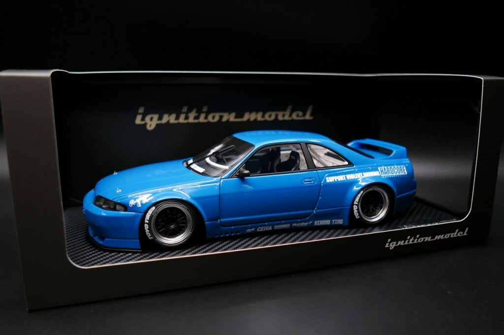 [Back-order] ignition model IG3026 1:18 PANDEM GT-R (BCNR33) Blue