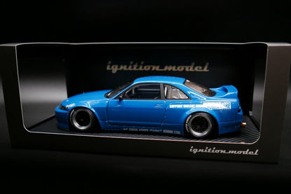 [Back-order] ignition model IG3026 1:18 PANDEM GT-R (BCNR33) Blue