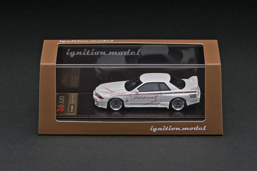 [Back-order] ignition model IG3017 1:64 Nissan Skyline GT-R Mine's (R32) White