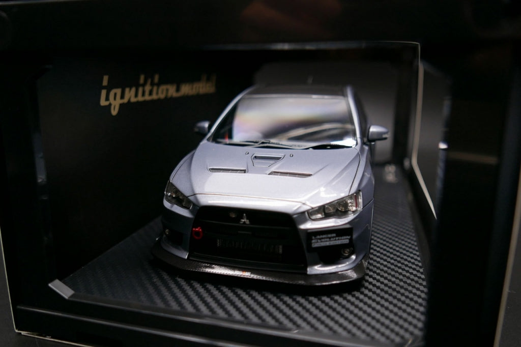 [Back-order] ignition model IG3210 1:18 Mitsubishi Lancer Evolution X (CZ4A) Gray Metallic