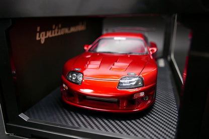 [Back-order] ignition model IG2487 1:18 TOP SECRET GT300 Supra (JZA80) Red Metallic