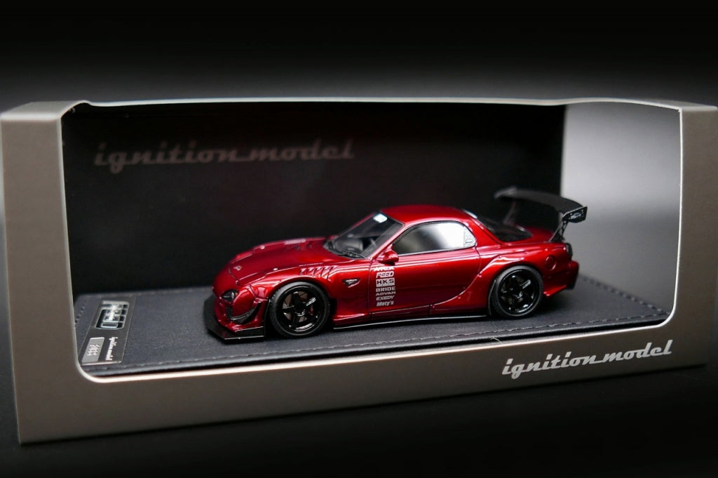 [Back-order] ignition model IG3019 1:43 FEED Afflux GT3 (FD3S) Red Metallic