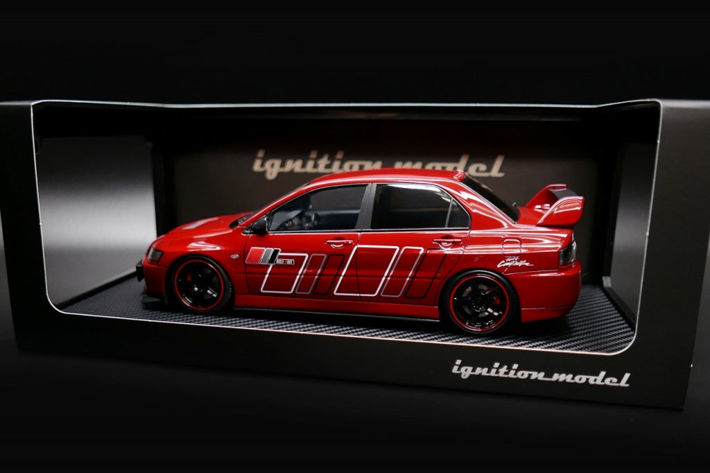 IG2374 ignition model 1:18 Mitsubishi Lancer Evolution IX MR (CT9A) Red Resin