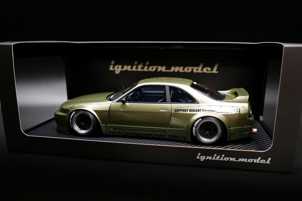 [Back-order] ignition model IG3035 1:18 PANDEM GT-R (BCNR33) Millennium Jade