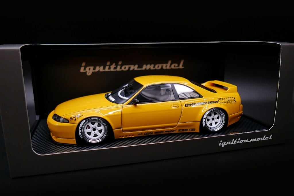 [Back-order] ignition model IG3033 1:18 PANDEM GT-R (BCNR33) Yellow