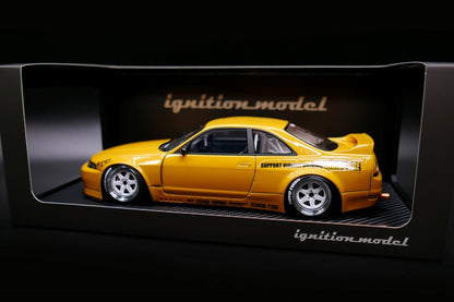 [Back-order] ignition model IG3033 1:18 PANDEM GT-R (BCNR33) Yellow