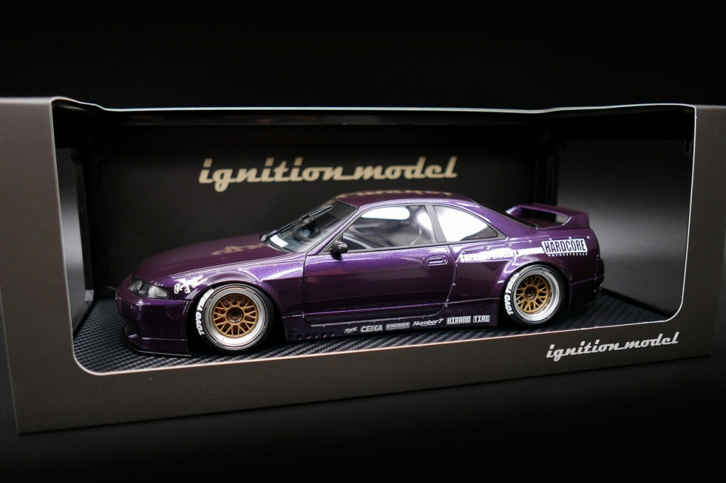 [Back-order] ignition model IG3032 1:18 PANDEM GT-R (BCNR33) Purple