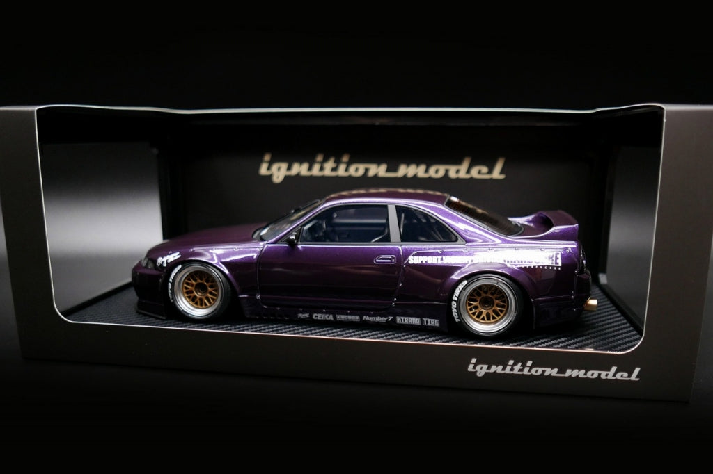 [Back-order] ignition model IG3032 1:18 PANDEM GT-R (BCNR33) Purple