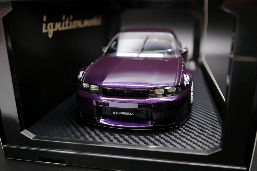 [Back-order] ignition model IG3032 1:18 PANDEM GT-R (BCNR33) Purple