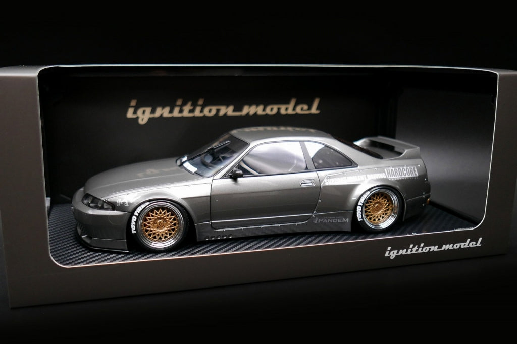 [Back-order] ignition model IG3030 1:18 PANDEM GT-R (BCNR33) Gun Metallic