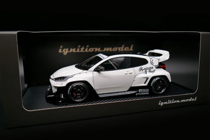 [Back-order] ignition model IG2900 1:18 PANDEM GR YARIS (4BA) White