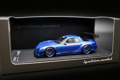 [Back-order] ignition model IG3021 1:43 FEED Afflux GT3 (FD3S) Light Blue Metallic