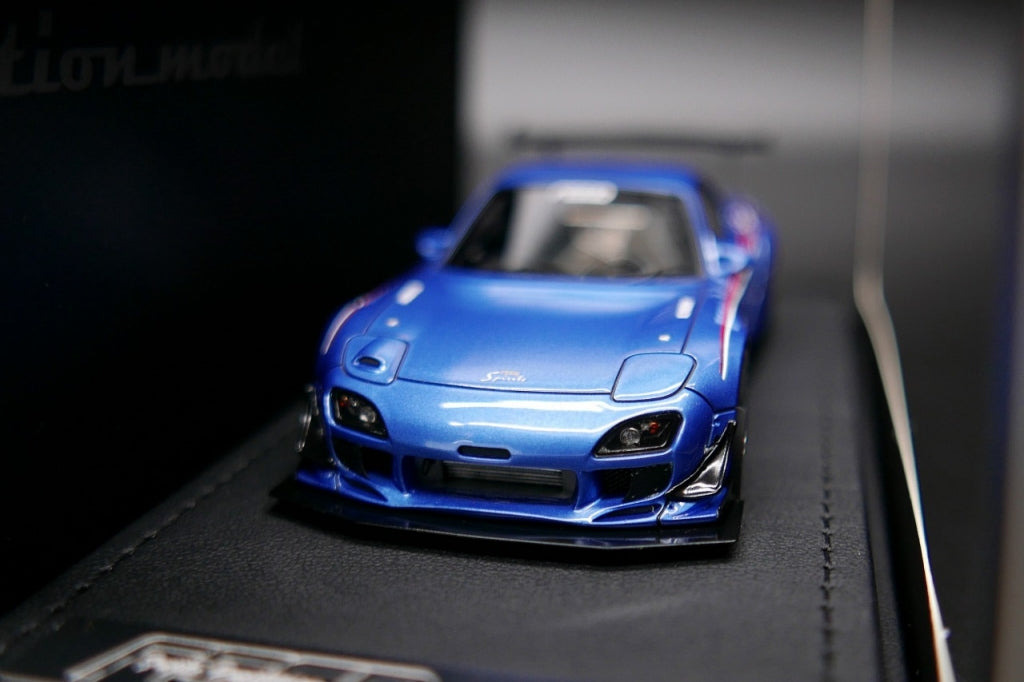 [Back-order] ignition model IG3021 1:43 FEED Afflux GT3 (FD3S) Light Blue Metallic