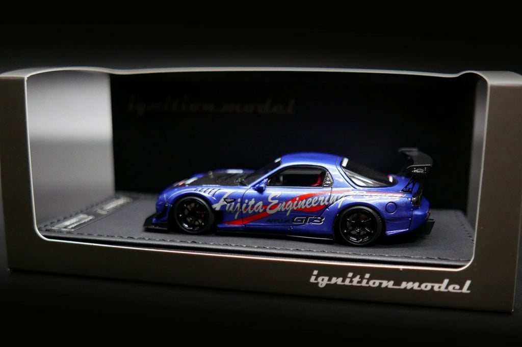 [Back-order] ignition model IG3020 1:43 FEED Afflux GT3 (FD3S) Blue Metallic