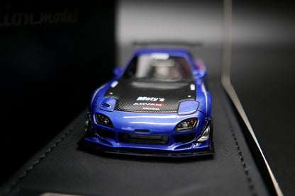 [Back-order] ignition model IG3020 1:43 FEED Afflux GT3 (FD3S) Blue Metallic