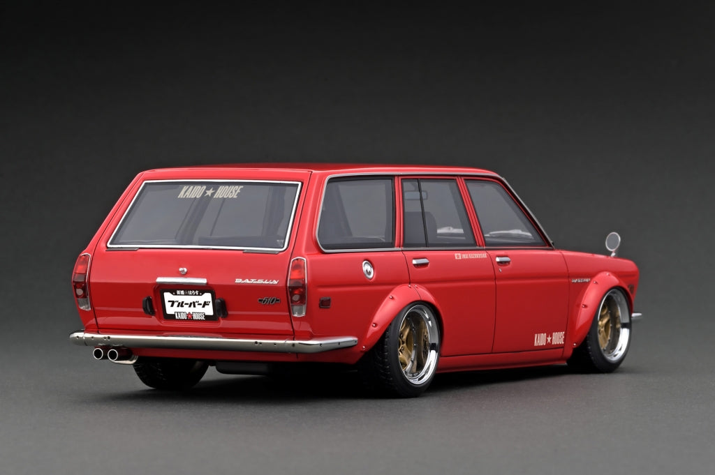 [ Back-order ] ignition model IG3152 1:18 Datsun Bluebird (510) Wagon Red