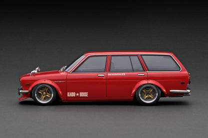 [ Back-order ] ignition model IG3152 1:18 Datsun Bluebird (510) Wagon Red