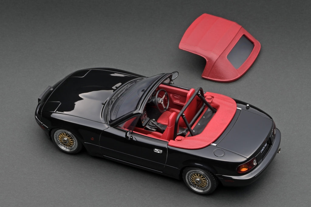 [ Back-order ] ignition model IG3197 1:18 Eunos Roadster (NA) Black