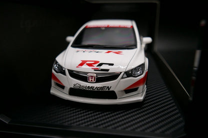 IG2832 ignition model 1:18 Honda Civic FD2 Type R White resin