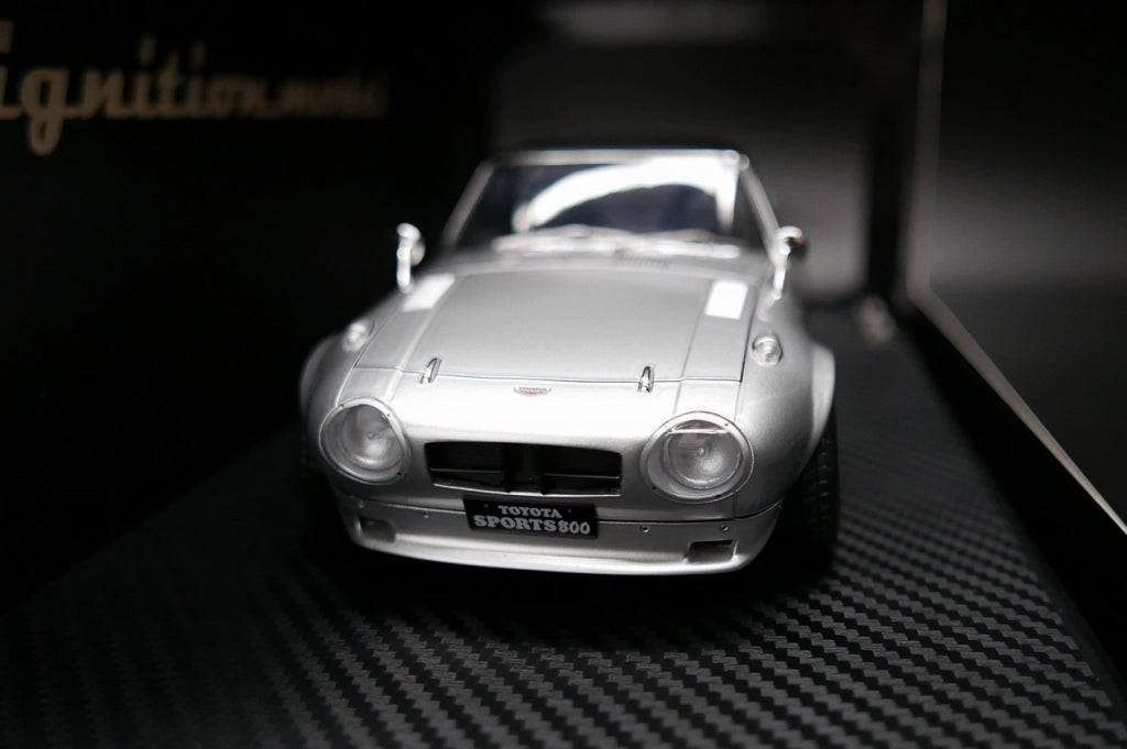 [ Back-order ] ignition model IG3092 1:18 Toyota Sports 800 NOB Hachi ver. Silver