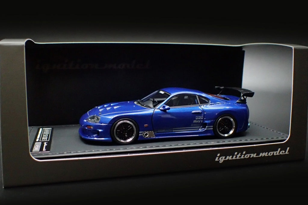 [ Back-order ] ignition model IG2950 1:43 TOP SECRET GT300 Supra (JZA80) Blue Metallic