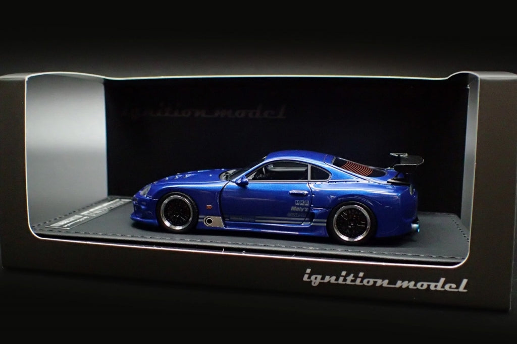 [ Back-order ] ignition model IG2950 1:43 TOP SECRET GT300 Supra (JZA80) Blue Metallic